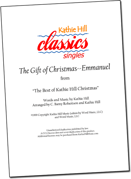 The Gift of Christmas--Emmanuel (Christmas) - NEW